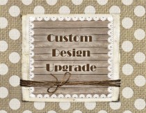 wedding photo - Custom Design Upgrade
