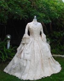 wedding photo - Ultimate Fantasy Marie Antoinette Lace Back 3pce Gown