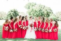 wedding photo - Bold Red Wedding By Amalie Orrange - Southern Weddings