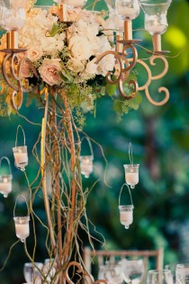 wedding photo - Branch Centerpiece Designs - Modern Wedding Decor