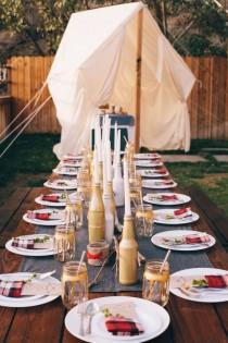 wedding photo - Glamping Dinner Party