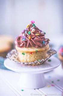 wedding photo - Funfetti Cupcakes - The Novice Housewife