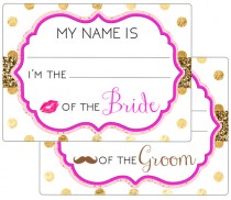 wedding photo - Printable Name Tags/Event/Wedding/Engagement/Party Rehearsal/Bridal Shower/Bachelorette/Guest Name Tags - DIGITAL FILE