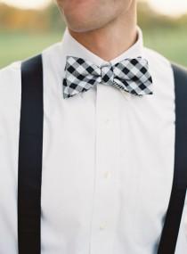 wedding photo - Preppy Wedding With Black And Green Details 