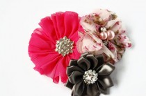 wedding photo - Dog collar flowers. Dog collar, dog collar bling, collar Flowers, Wedding Dog Flowers, Bows for Dogs, Dog Bows, Pet flower, pink dog flower