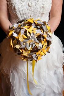 wedding photo - Pinwheel Bouquet by Rule42 - 3 sizes, custom designed to match your wedding