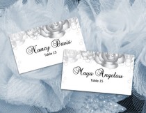 wedding photo -  DIY Printable Wedding Place Name Card Template 