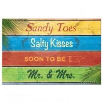 wedding photo - Sandy Toes Salty Kisses Save The Date