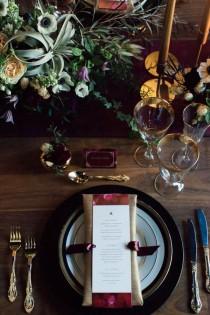 wedding photo - Elegant Inspiration For A Wedding In A Library 