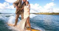 wedding photo - Tandem Surfing Couples Are The Definition Of 