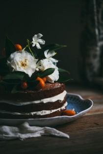 wedding photo - Brown Butter Pumpkin Cake With Whipped Cream Cheese   Honey