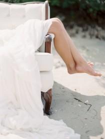 wedding photo - Romantic Coastal Bridal Inspiration