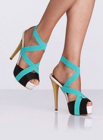 wedding photo - Get Katy Perry's Colorblock Shoes On A Budget