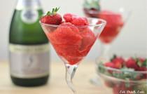 wedding photo - Strawberry Champagne Sorbet