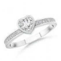 wedding photo - Halo For Bear's Angel Engagement Ring