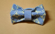 wedding photo -  Baby bow tie Embroidered boys bow tie Back to school Toddler bow tie Child bow tie Little boy clothes Photo prop bowtie Kids bowtie Baptism
