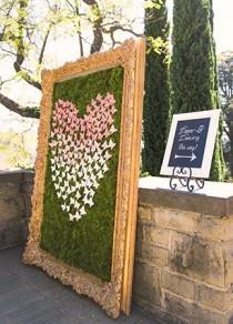 wedding photo - The Latest Wedding Flower Trend? Framed Florals