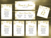 wedding photo -  DIY Printable Wedding Seating Chart Template 