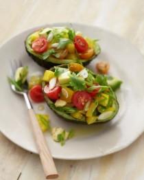 wedding photo - Avocado With Bell Pepper And Tomatoes - Whole Living Eat Well