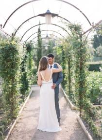 wedding photo - Elegant and Intimate Real Wedding in Provence - Wedding Sparrow 