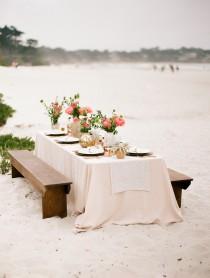wedding photo - Dinner Party on the Beach
