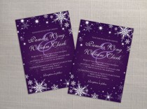 wedding photo -  DIY Printable Wedding Invitation Card Template 