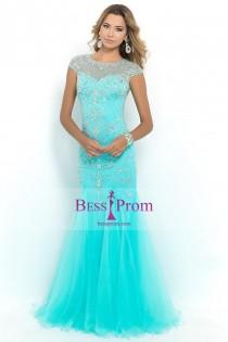 wedding photo -  fitted scoop tulle terrific 2015 prom dress - bessprom.com