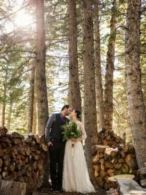 wedding photo - A Rustic Nature-Inspired Wedding In Blairmore, Alberta