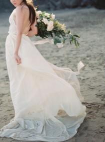 wedding photo - Ethereal Beach Bridal Portraits