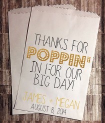 wedding photo - Popcorn Bag Ideas
