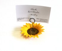 wedding photo -  Place Card Holders Sunflower by Nikush Studio