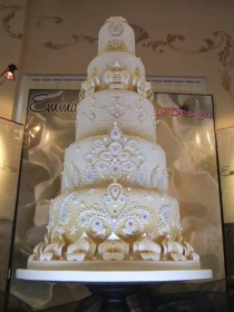 wedding photo - Wedding Cakes, Ivory. Indian Weddings Magazine