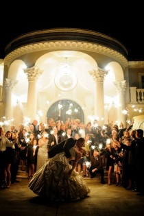 wedding photo - The 10 Best Wedding Photos With Fireworks And Sparklers, Perfect For July 4th