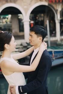 wedding photo - Romantic Venice Engagement Shoot