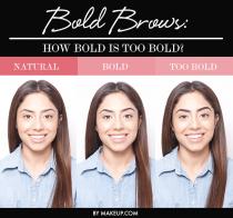 wedding photo - Bold Brows: How Bold Is Too Bold?
