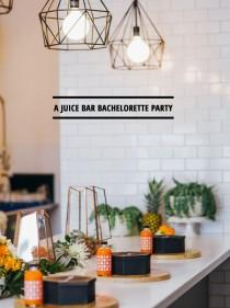 wedding photo - A Juice Bar Bachelorette Party
