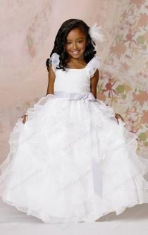 wedding photo -  Ruffled Sleeve Gown By Jordan Sweet Beginnings Collection L285
