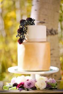 wedding photo - Nature's Golden Fall Wedding Inspiration