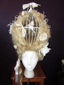wedding photo - Items Similar To Wig, Birdcage, 18th Century Inspired, Reenactment RESERVED On Etsy