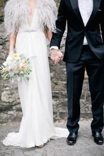 wedding photo - Are Fabulous Feathers The Best Wedding Dress Trend For 2014