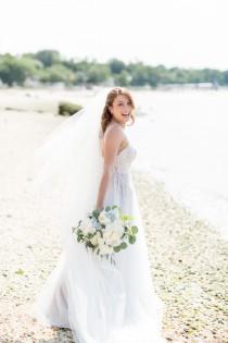 wedding photo - Elegant Coastal Wedding Inspiration