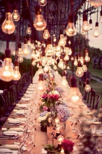 wedding photo - 13 Photos That Prove You Need Hanging Centrepieces At Your Event