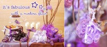 wedding photo - A Chocolate Brown And Lilac Themed Bridal Shower