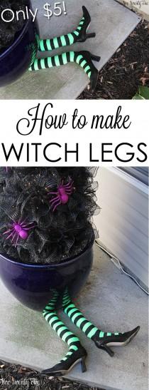 wedding photo - How to Make Witch Legs