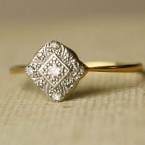 wedding photo - A CUP OF JO: Vintage Engagement Rings