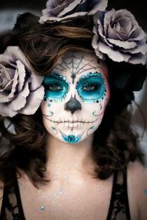 wedding photo - Day Of The Dead Sugar Skull Costumes