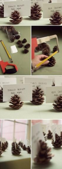 wedding photo - 12 DIY Pinecone Crafts - Perfect To Keep You Busy On A Cold Fall Day