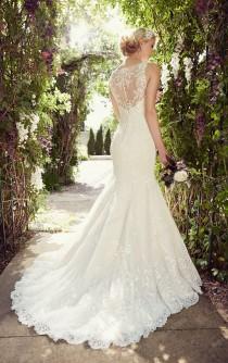 wedding photo -  Essense of Australia Organza Wedding Dress Style D1779