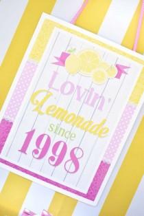wedding photo - Pink Lemonade Birthday Party Ideas 