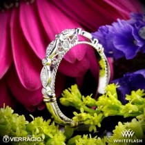 wedding photo - Verragio Scalloped Diamond Wedding Ring 